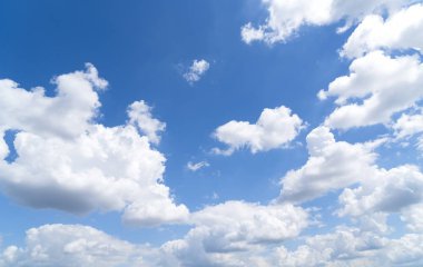 Cennet ve mavi gökyüzü arka plan için