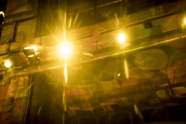 arka plan için bir aynadaki ışık yansımaları