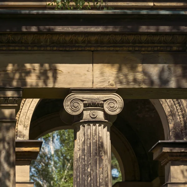 Capul unui stâlp antic — Fotografie, imagine de stoc