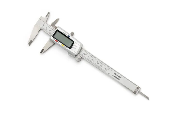 Digital vernier caliper isolated on white — Stock Photo, Image
