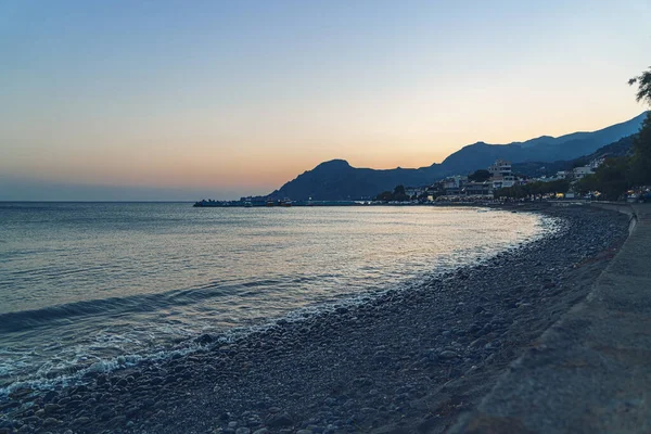 Playa Mar Atardecer —  Fotos de Stock