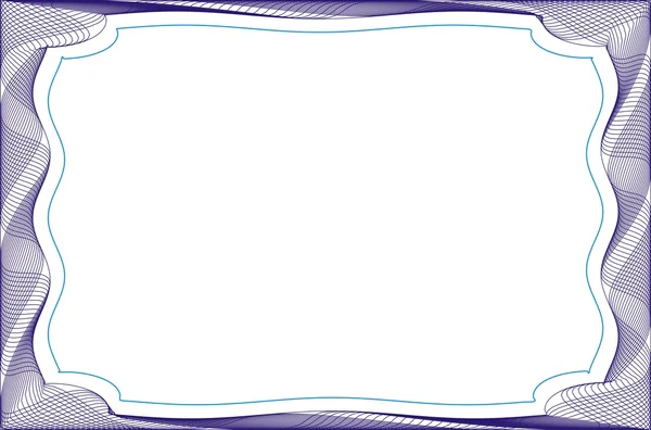 Guillochlu çerçeve sertifika diploma veya sertifika için