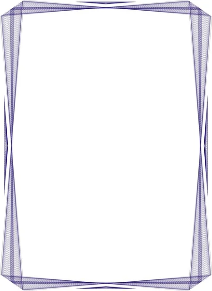 Bir sertifika için çerçeve boş şablon