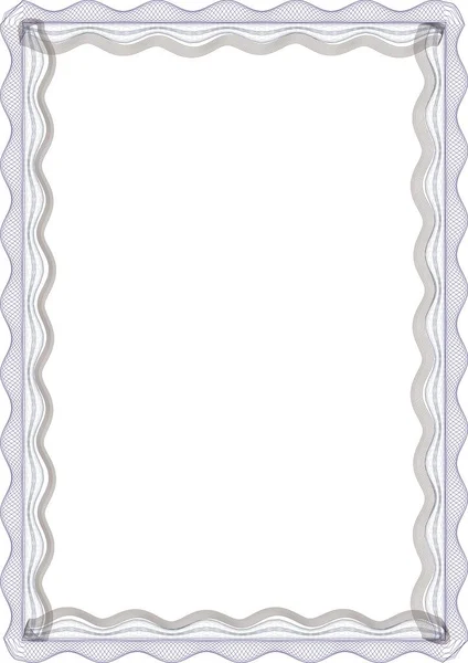 Bir sertifika için çerçeve boş şablon