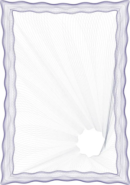 Bir sertifika için çerçeve boş şablon