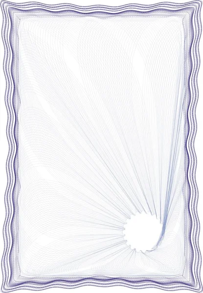 Bir sertifika için çerçeve boş şablon