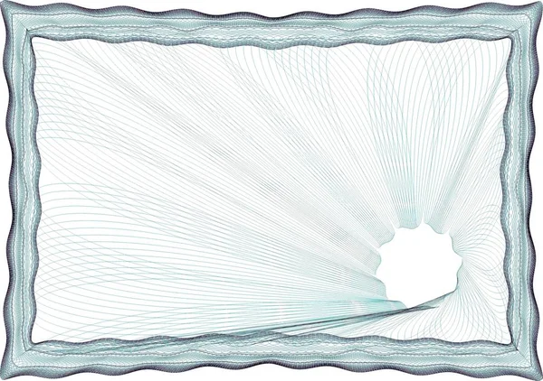 Bir sertifika için çerçeve boş şablon