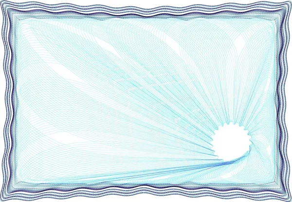 Bir sertifika için çerçeve boş şablon