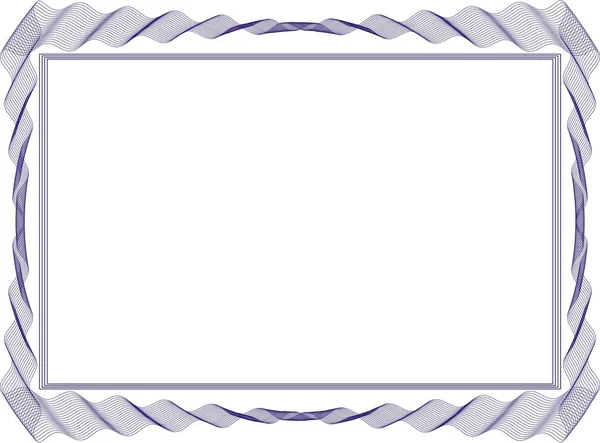 Sertifika için yalıtılmış çerçeve arka plan şablonu