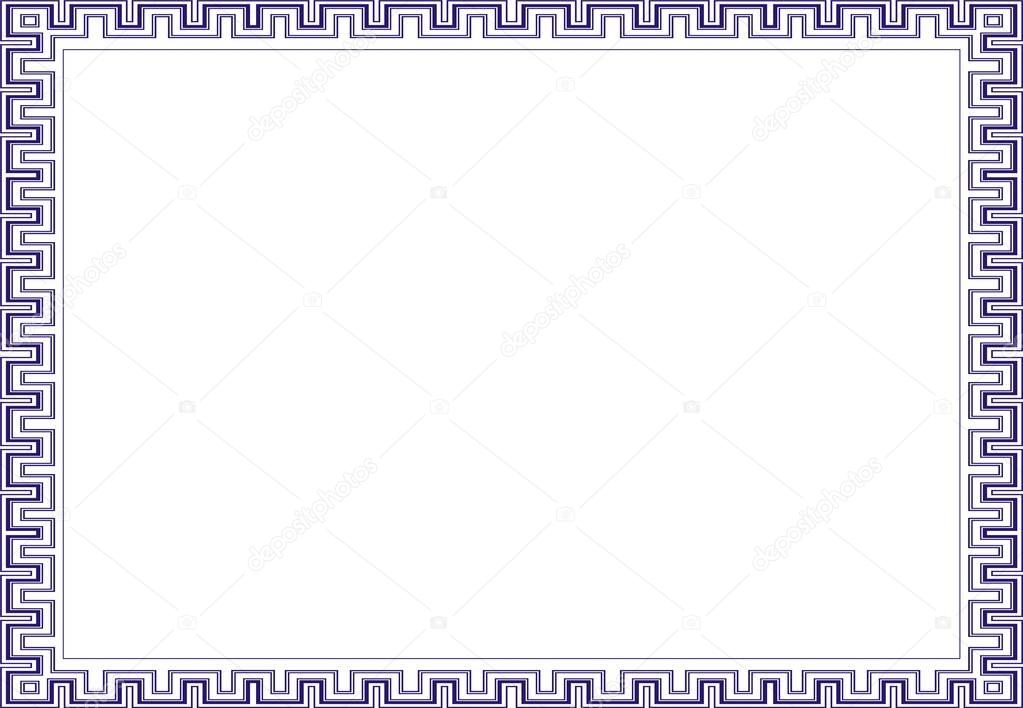 Insulated frame background template for certificate 