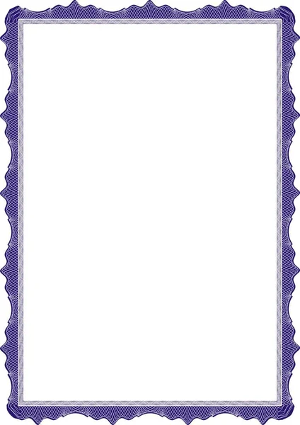 Sertifika veya diploma için yalıtılmış çerçeve arka plan şablonu