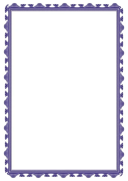 Sertifika veya diploma için yalıtılmış çerçeve arka plan şablonu