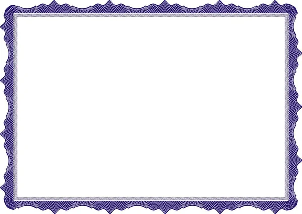 Insulated Frame Background Template Certificate Diploma — Stock Photo, Image