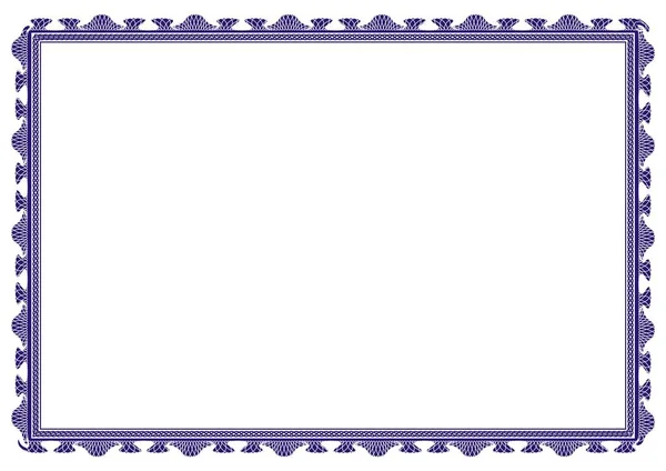 Sertifika veya diploma için yalıtılmış çerçeve arka plan şablonu