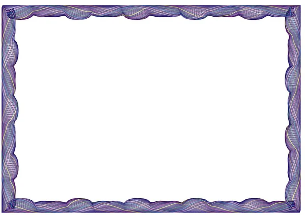 Sertifika veya diploma için yalıtılmış çerçeve arka plan şablonu