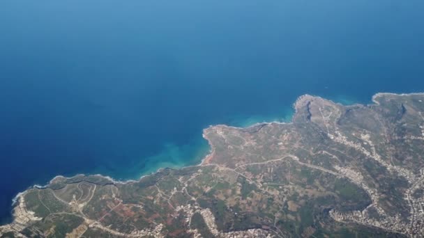 Гоцо Остров Мальта Сверху — стоковое видео
