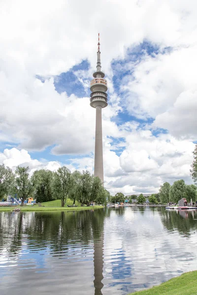 Vista del Olympiapark, Múnich — Foto de Stock