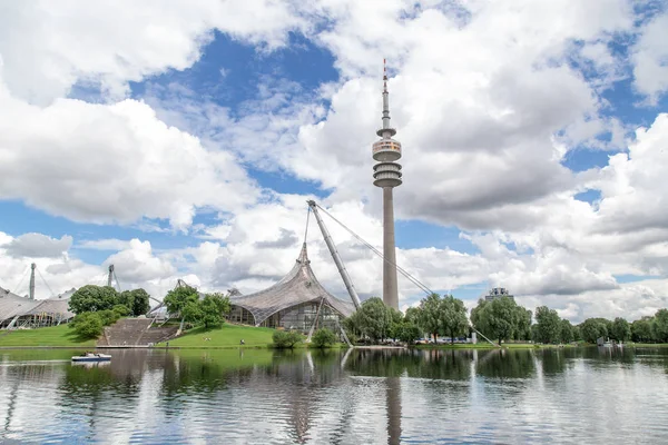 Vue de l'Olympiapark, Munich Images De Stock Libres De Droits