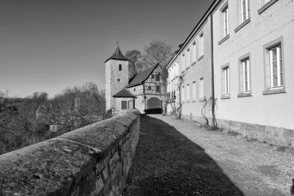 Rothenburg ob der Tauber, Germany - 18 February 2019: The streets of Rothenburg — стокове фото