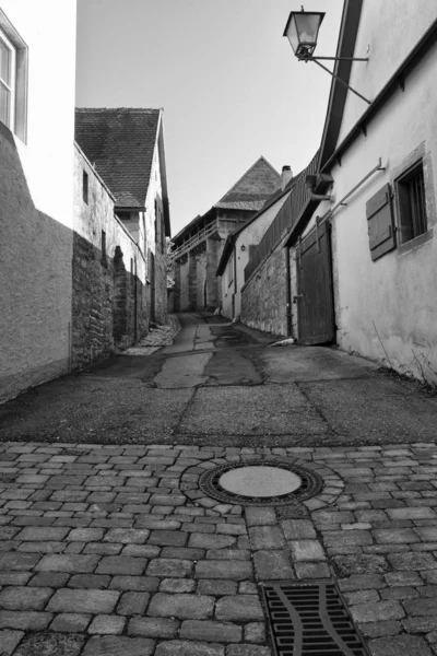 Rothenburg ob der Tauber, Germany - 18 February 2019: The streets of Rothenburg — Zdjęcie stockowe