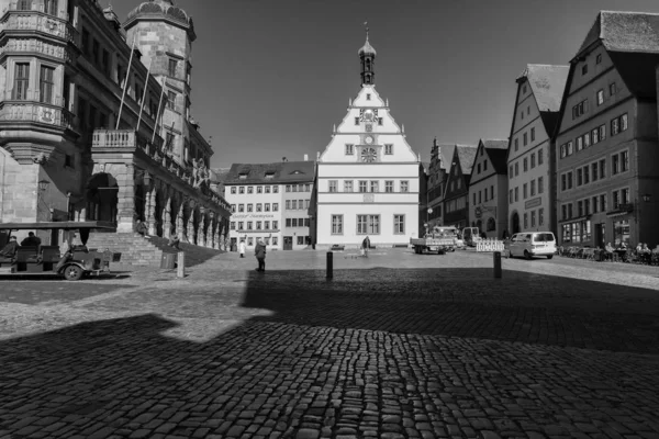 Rothenburg ob der Tauber, Germany - 18 February 2019: The streets of Rothenburg — Stock fotografie