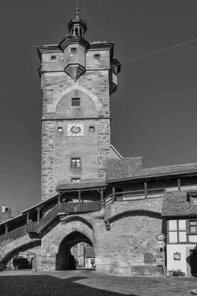 Rothenburg ob der Tauber, Alemania - 18 de febrero de 2019: Las calles de Rothenburg — Foto de Stock