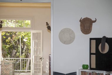 Havana, Küba - 12 Ocak 2013: Ernest Hemingway 'in evi, Finca Vig.