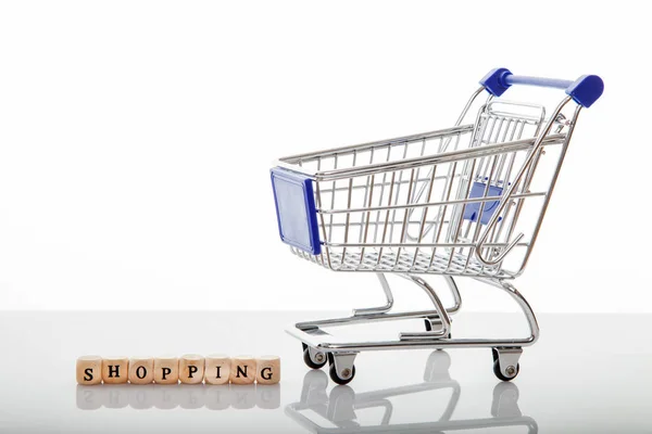 Mini shopping cart — Stockfoto