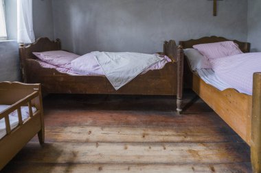 Bad Windsheim, Almanya - 16 Ekim 2019: Bir Alman köyünün iç manzarası.