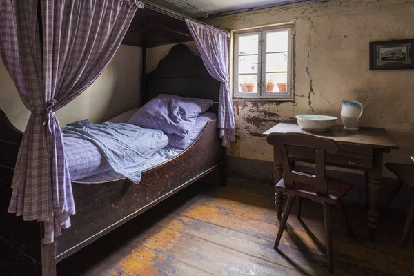 Bad windsheim, Germany - 16 October 2019: Inside view of a German village house. 스톡 이미지