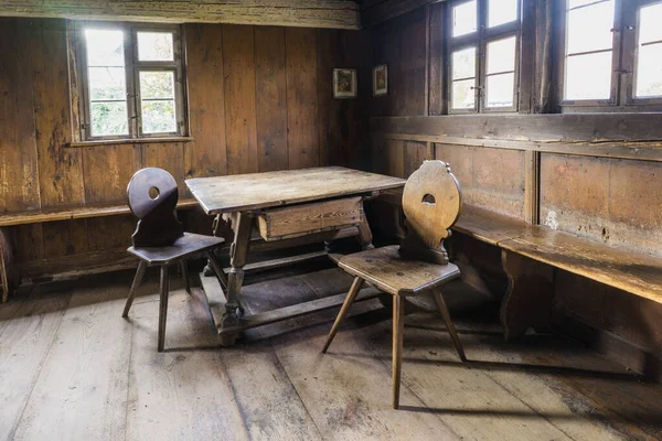 Bad Windsheim, Německo - 16. října 2019: Interiérové pohledy na německý vesnický dům. — Stock fotografie