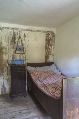 Schwaebisch Hall, Wackershofen, Almanya - 15 Ekim 2019: Bir Alman köyünün iç manzarası.