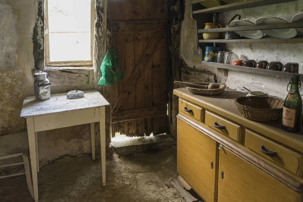 Schwaebisch Hall, Wackershofen, Alemanha - 15 de outubro de 2019: Vista interior de uma casa de aldeia alemã . — Fotografia de Stock