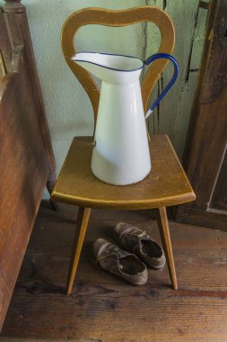 Schwaebisch Hall, Wackershofen, Almanya - 15 Ekim 2019: Bir Alman köyünün iç manzarası.