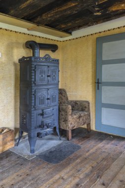Schwaebisch Hall, Wackershofen, Almanya - 15 Ekim 2019: Bir Alman köyünün iç manzarası.