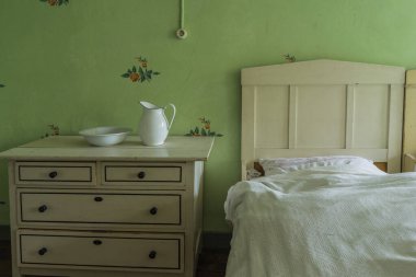 Schwaebisch Hall, Wackershofen, Almanya - 15 Ekim 2019: Bir Alman köyünün iç manzarası.