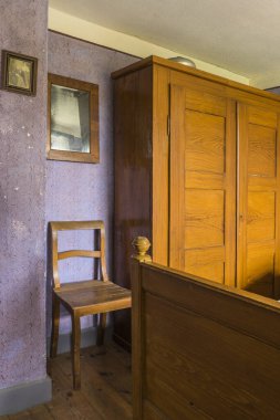 Schwaebisch Hall, Wackershofen, Almanya - 15 Ekim 2019: Bir Alman köyünün iç manzarası.