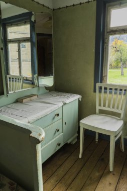 Schwaebisch Hall, Wackershofen, Almanya - 15 Ekim 2019: Bir Alman köyünün iç manzarası.