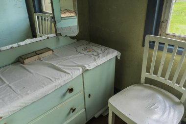 Schwaebisch Hall, Wackershofen, Almanya - 15 Ekim 2019: Bir Alman köyünün iç manzarası.