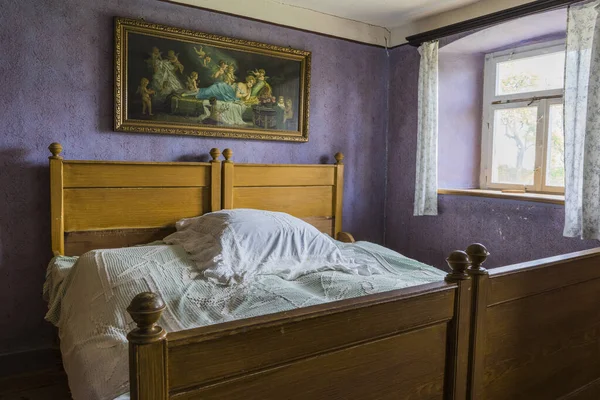 Schwaebisch Hall, Wackershofen, Almanya - 15 Ekim 2019: Bir Alman köyünün iç manzarası.
