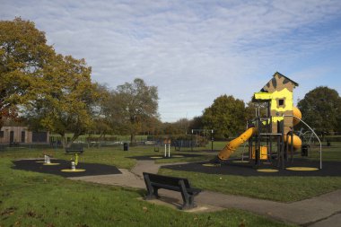 Çocuk Bahçesi içinde Wickford Memorial Park, Essex, İngiltere
