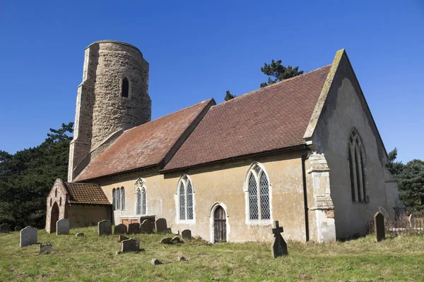Tüm azizler Kilisesi, Ramsholt, Suffolk, İngiltere — Stok fotoğraf