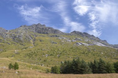 Tonsas-heia, Vest-Lofoten, Norveç yakınlarındaki manzara