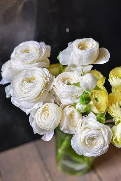 Bouquet Fresh Ranunculus Most Beautiful Flower Collection — Stock Photo, Image