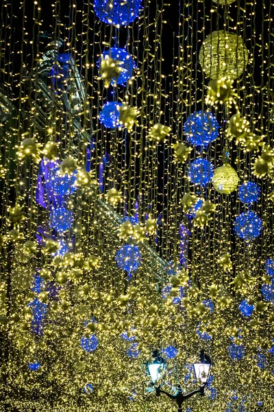 Moskova 'da Noel. Gece görünümü
