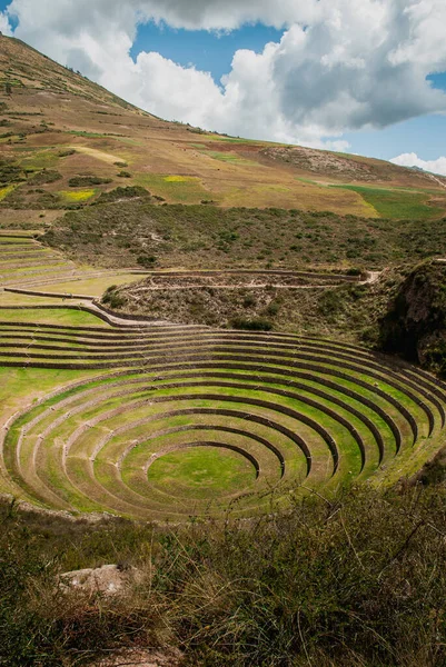 Taras Moray Cusco Valle Sagrado Peru — Zdjęcie stockowe