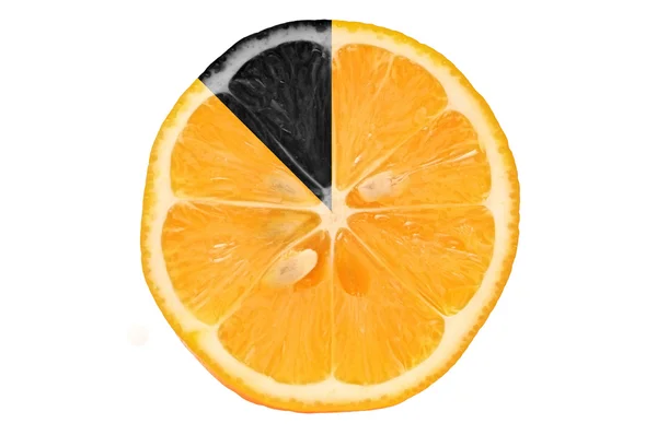 Лимон на белом фоне изолирован — стоковое фото