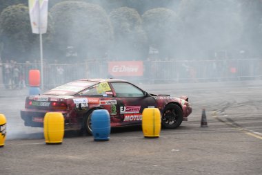 Almaty city, Kazakhstan, October 09, 2016 - City competition 'Drift Games 2016'