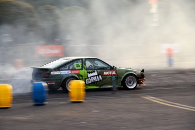 Almaty city, Kazakhstan, October 09, 2016 - City competition 'Drift Games 2016'