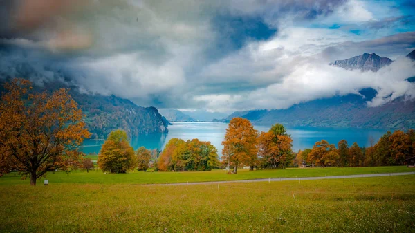 Brienzer sjön swiss — Stockfoto